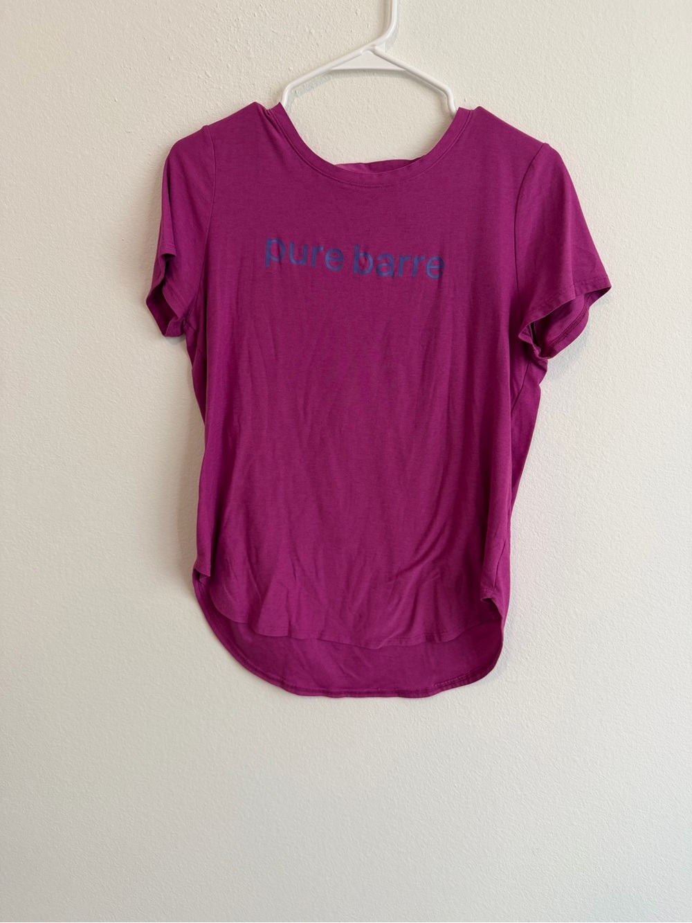 Pure Barre Women's Berry Short Sleeve Logo Tee